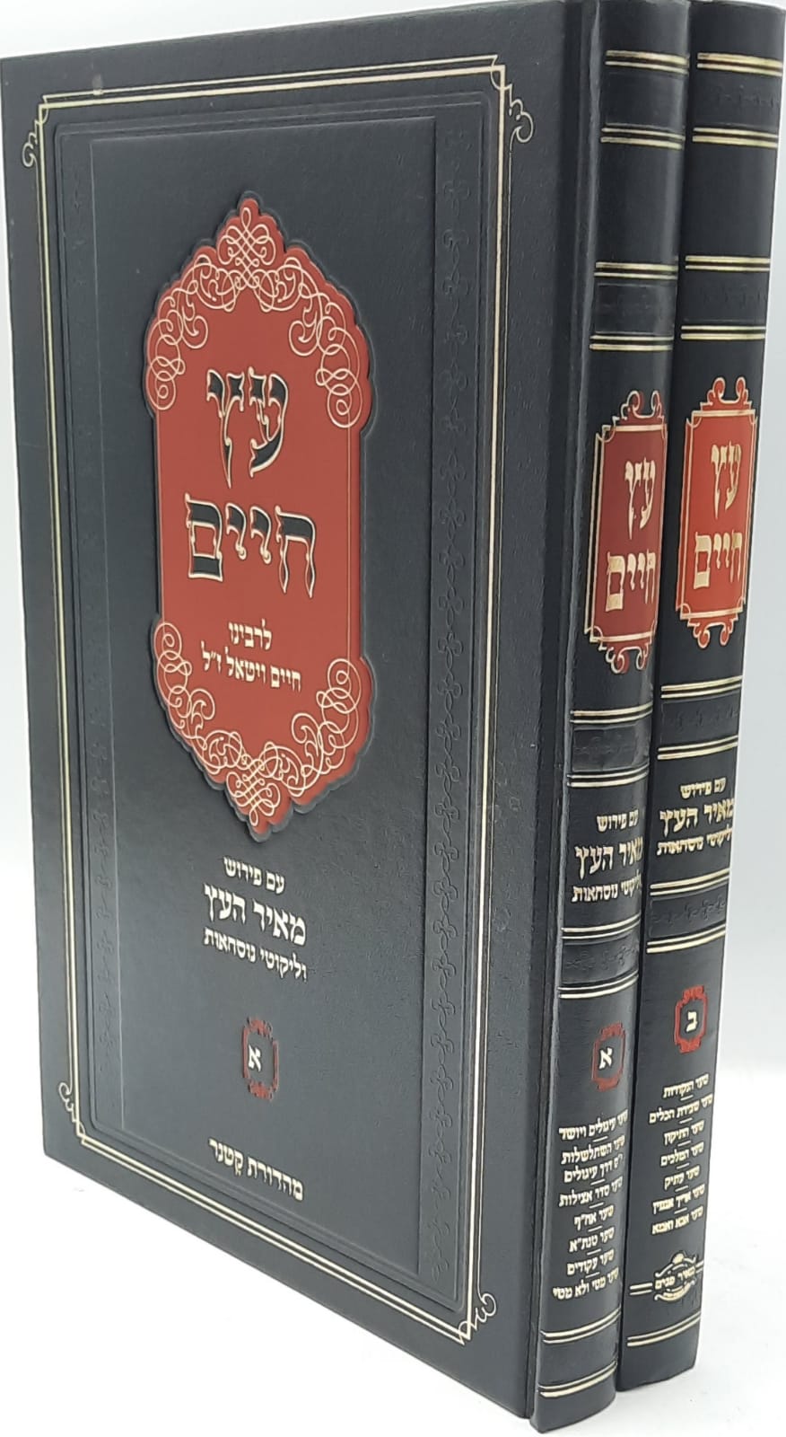 עץ חיים ב' כרכים עם פירוש מאיר העץ / הרב יהושע ליפשיץ עץ חיים ב' כרכים עם פירוש מאיר העץ / הרב יהושע ליפשיץ