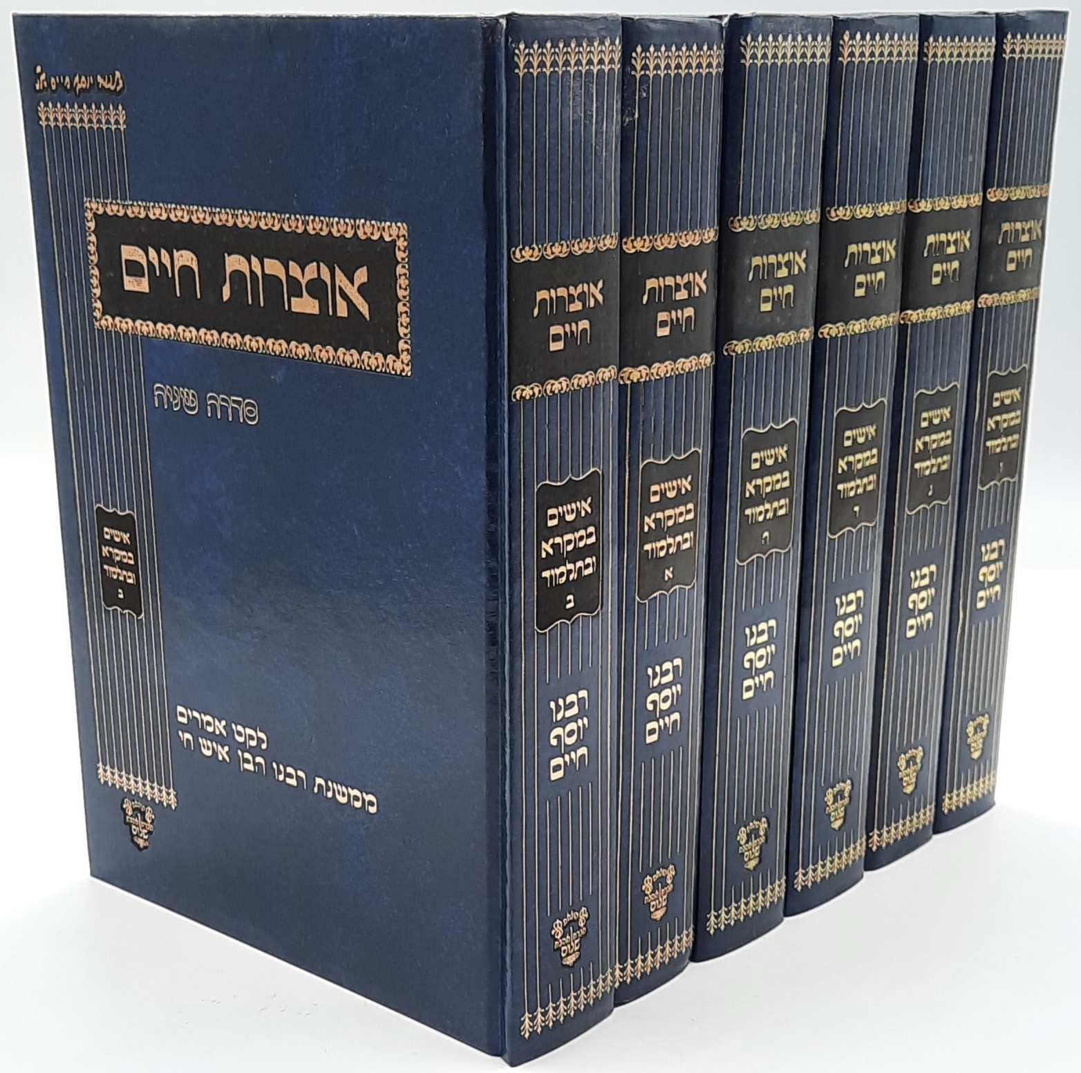 אוצרות חיים ו' כרכים אישיים במקרא ותלמוד- בן איש חי אוצרות חיים ו' כרכים אישיים במקרא ותלמוד- בן איש חי