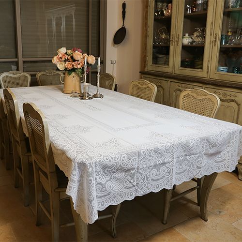 מפת שולחן מהודרת "שבת ויום טוב 1" 140 * 350 ס"מ מפת שולחן מהודרת "שבת ויום טוב 1" 140 * 350 ס"מ